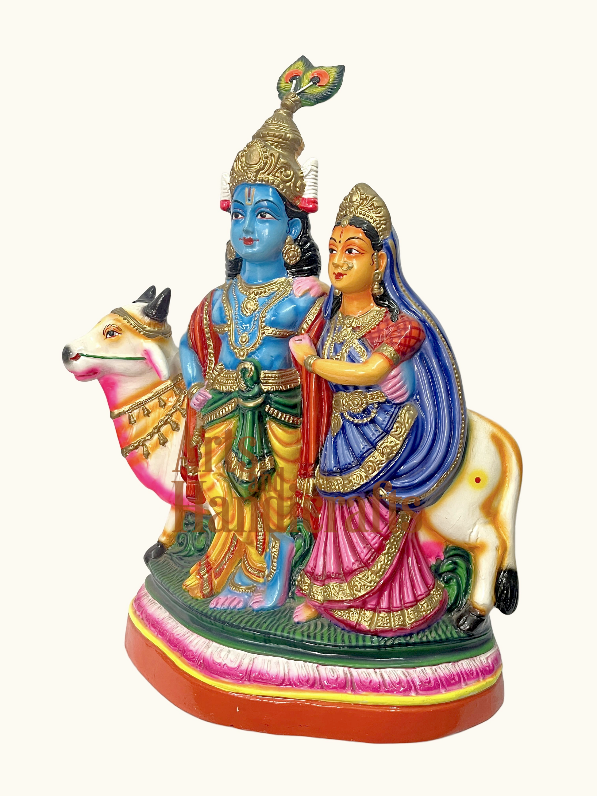 Cow Krishna Radha