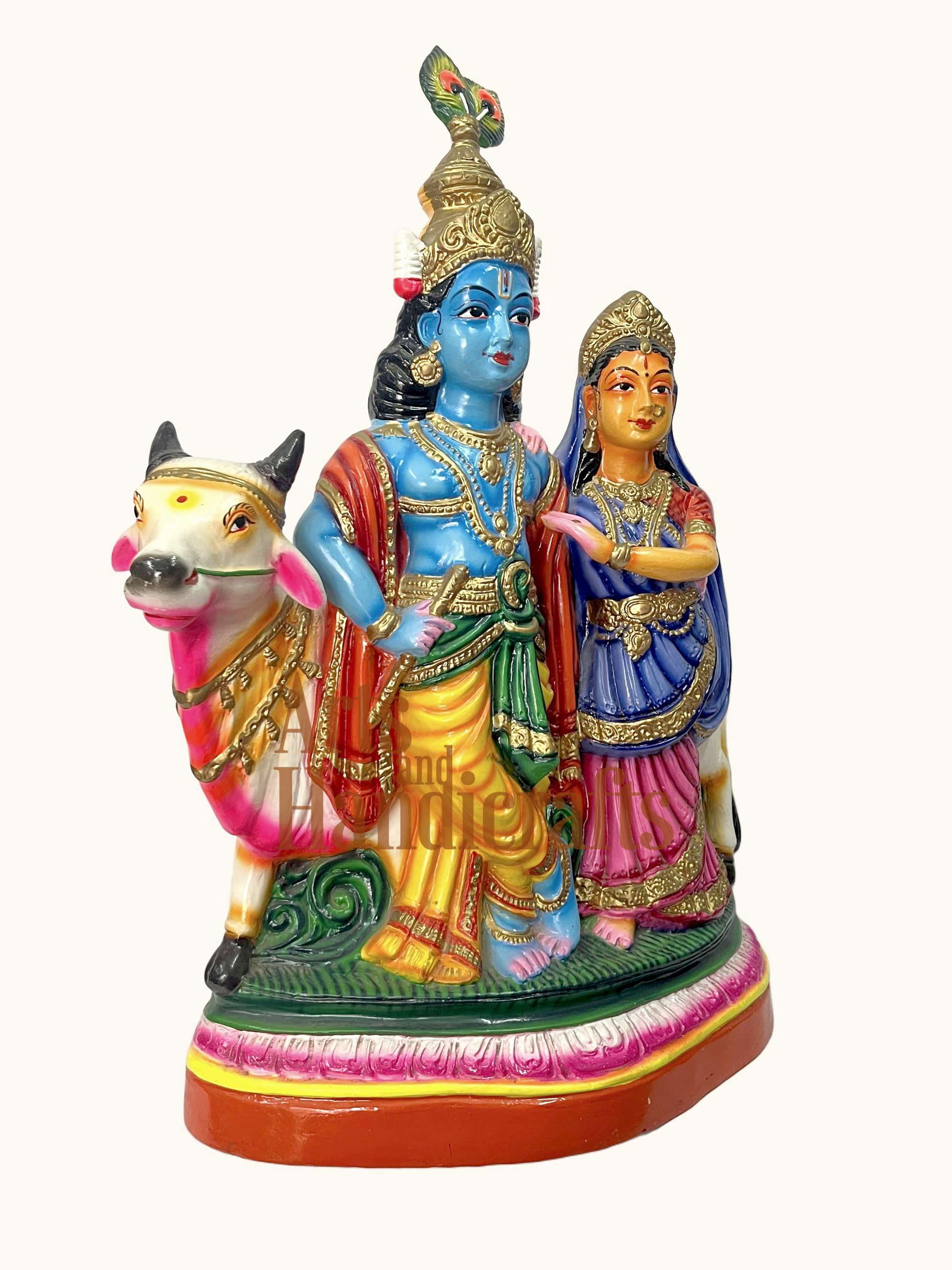 Cow Krishna Radha