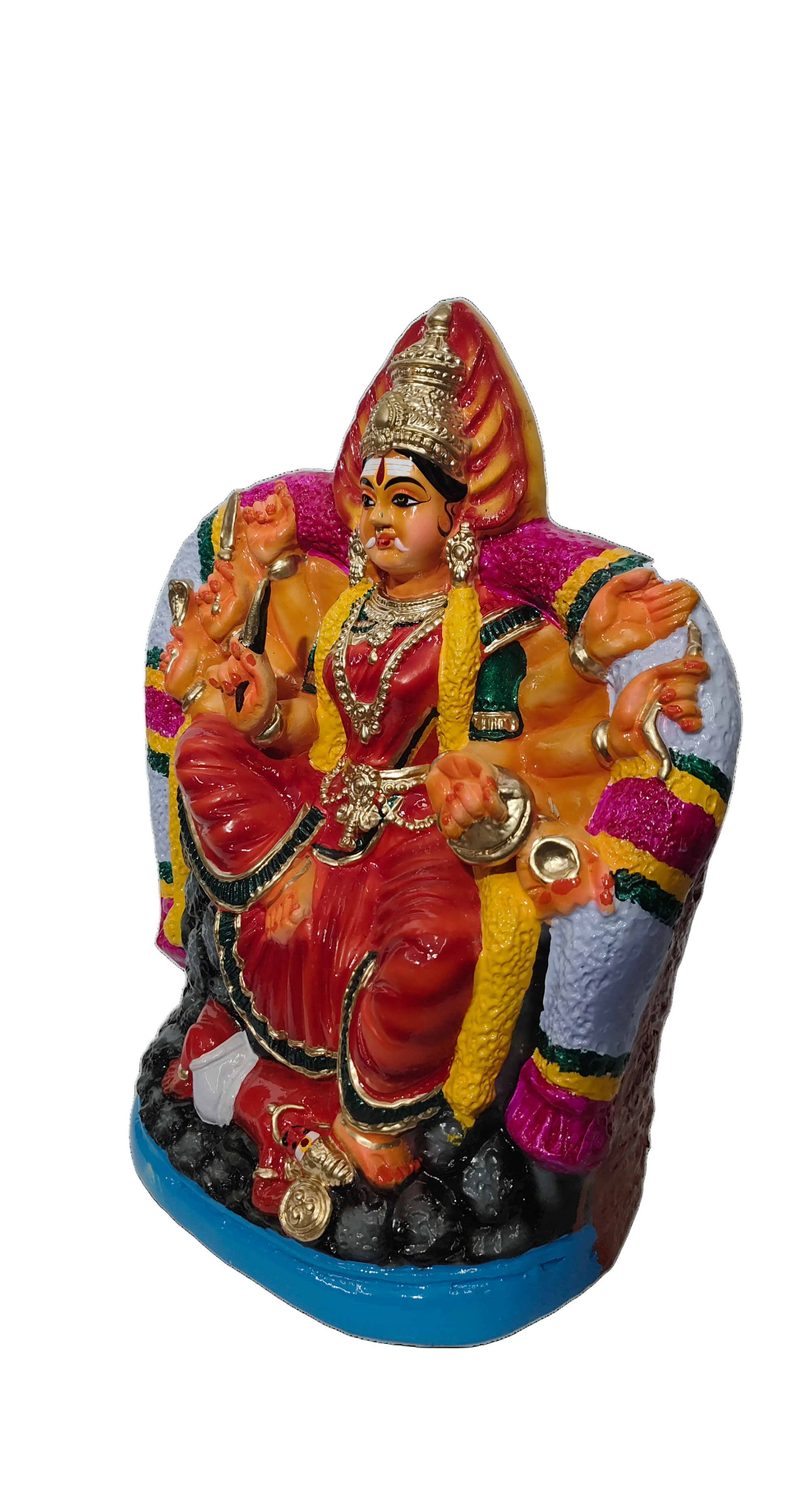 Thillai Kali – Sacred idol symbolizing divine power, protection, and spiritual blessings.