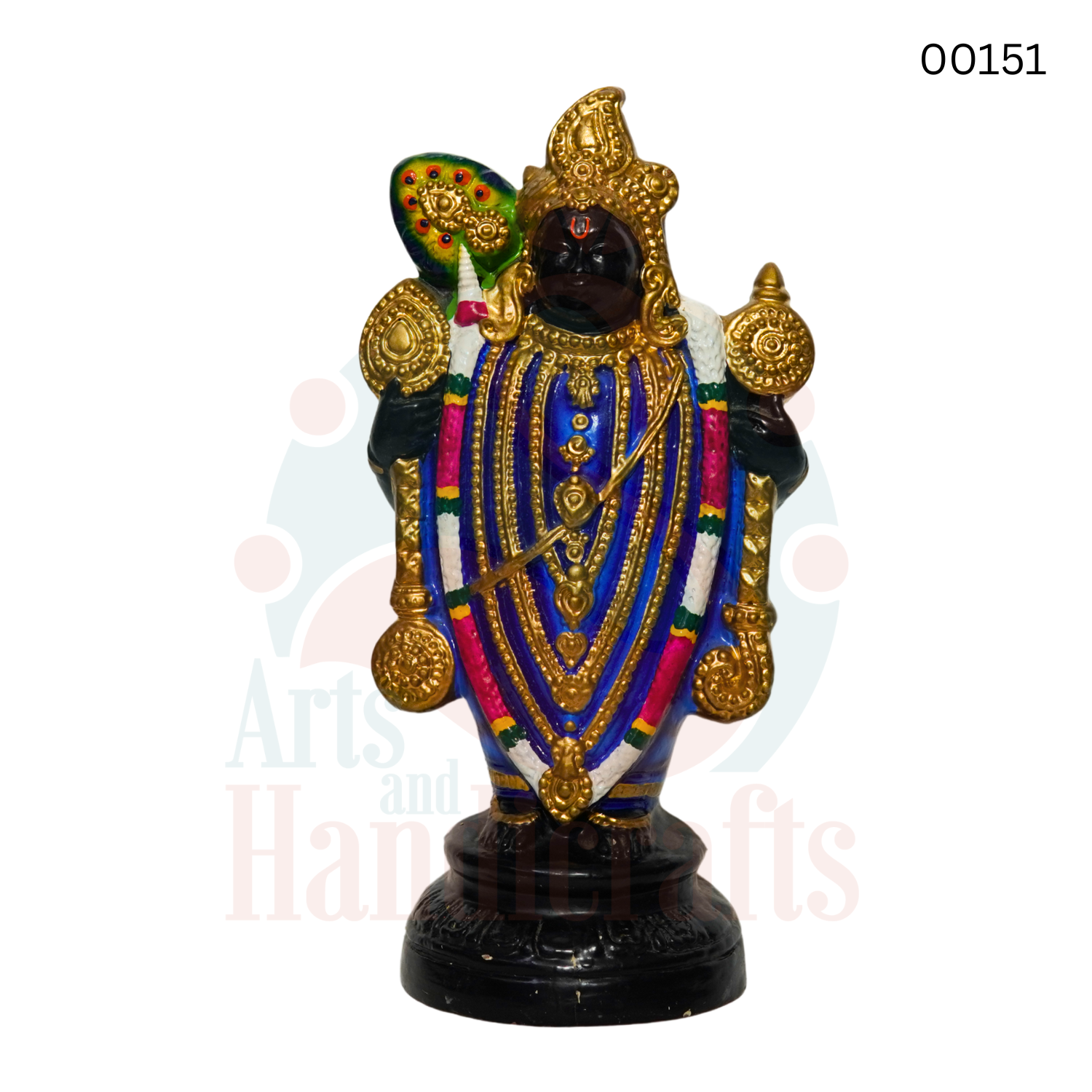 Dwaraga Krishna | 12.5 inches | Clay