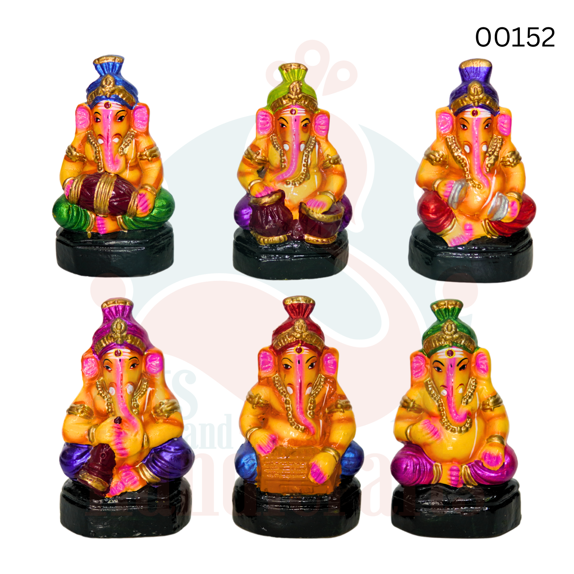 Vinayagar Vathiyam set |  6 inches | clay