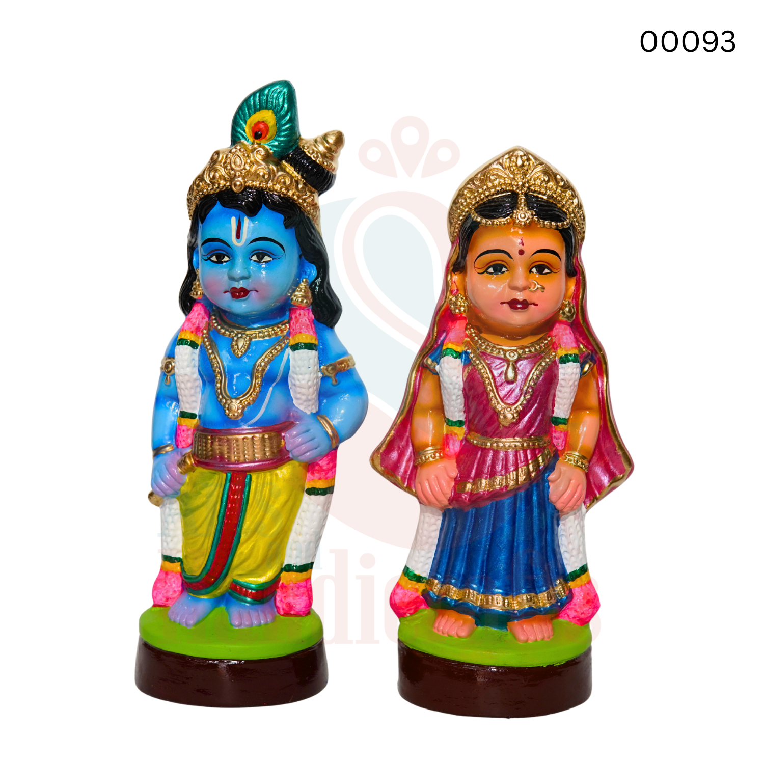 Krishnar Andal Statue | 12 inches | Paper Mache