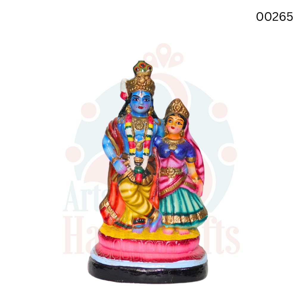 Krishna And Radha  |12 inches |clay