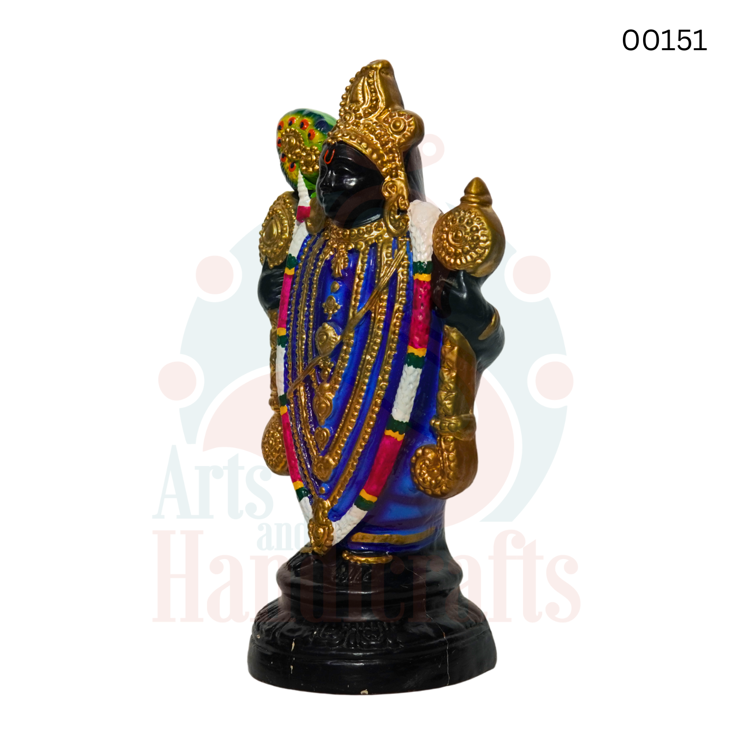 Dwaraga Krishna | 12.5 inches | Clay