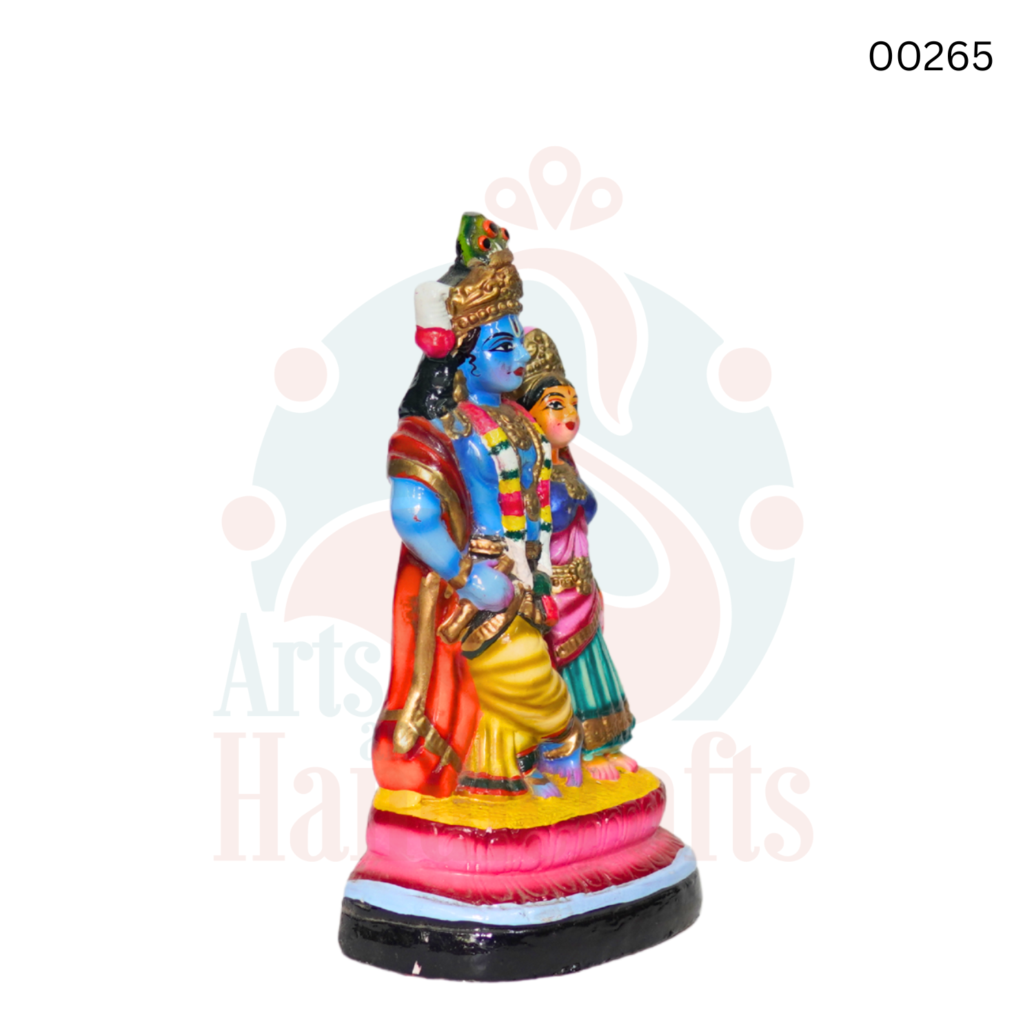 Krishna And Radha  |12 inches |clay