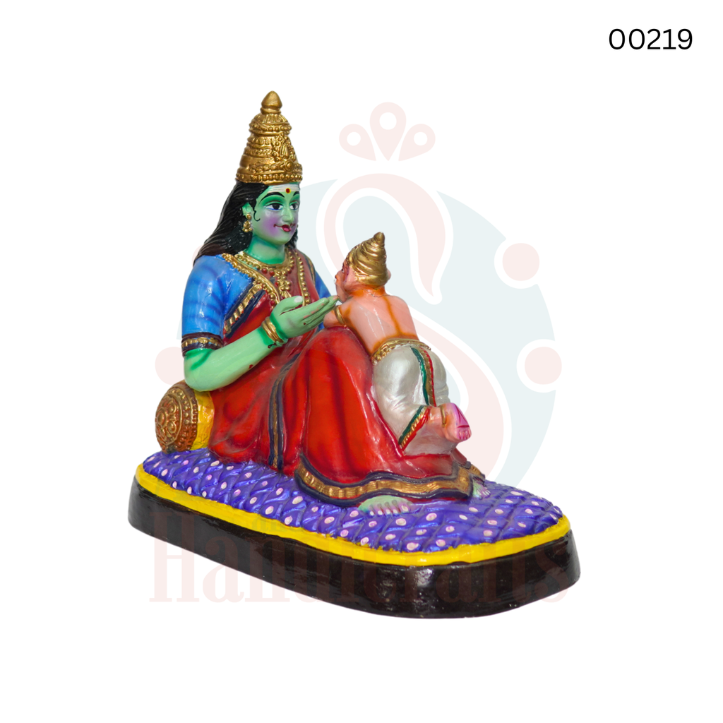 Vinayagar Parvathi | 14 inches | paper mache