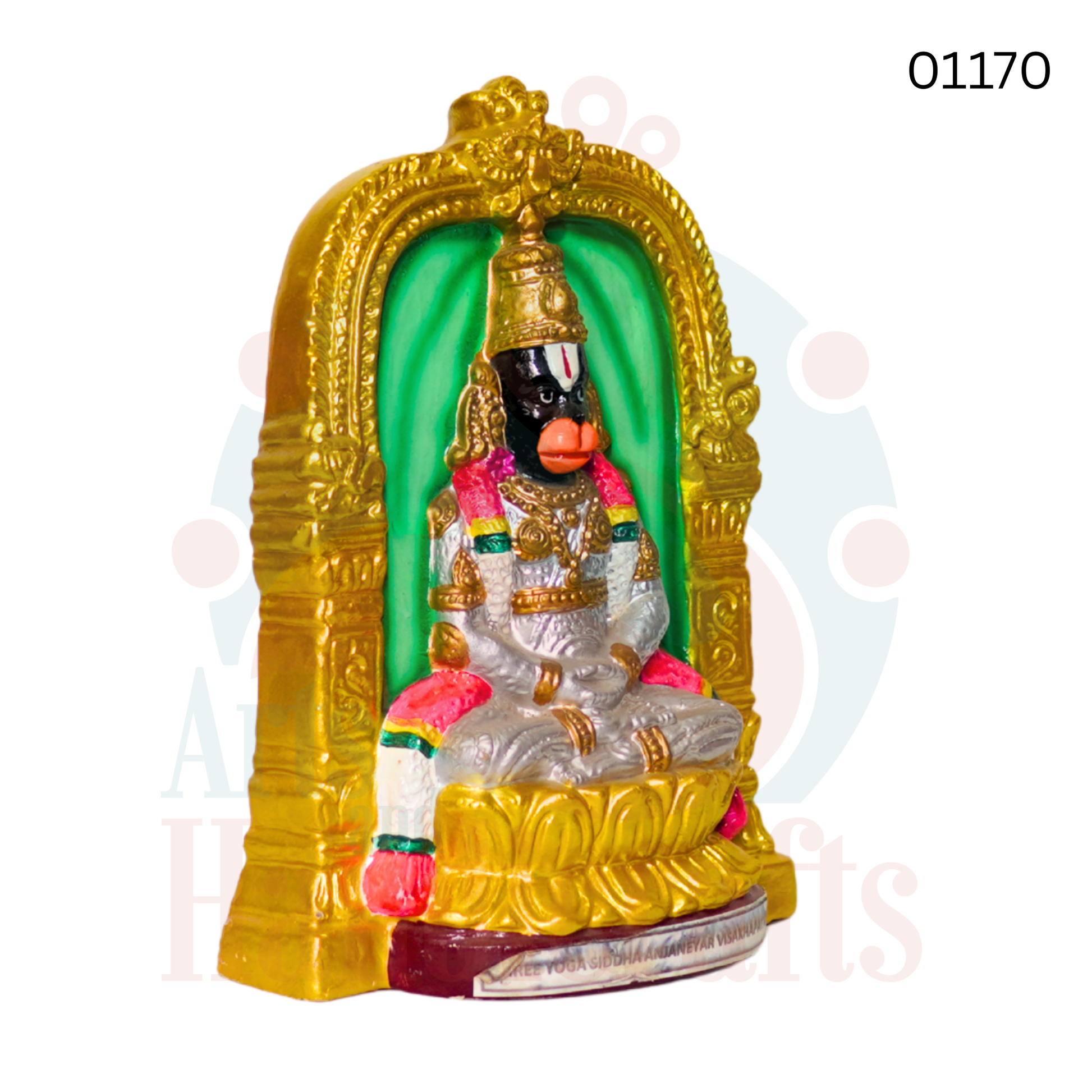 Yoga Anjaneyar | 12 inches | clay