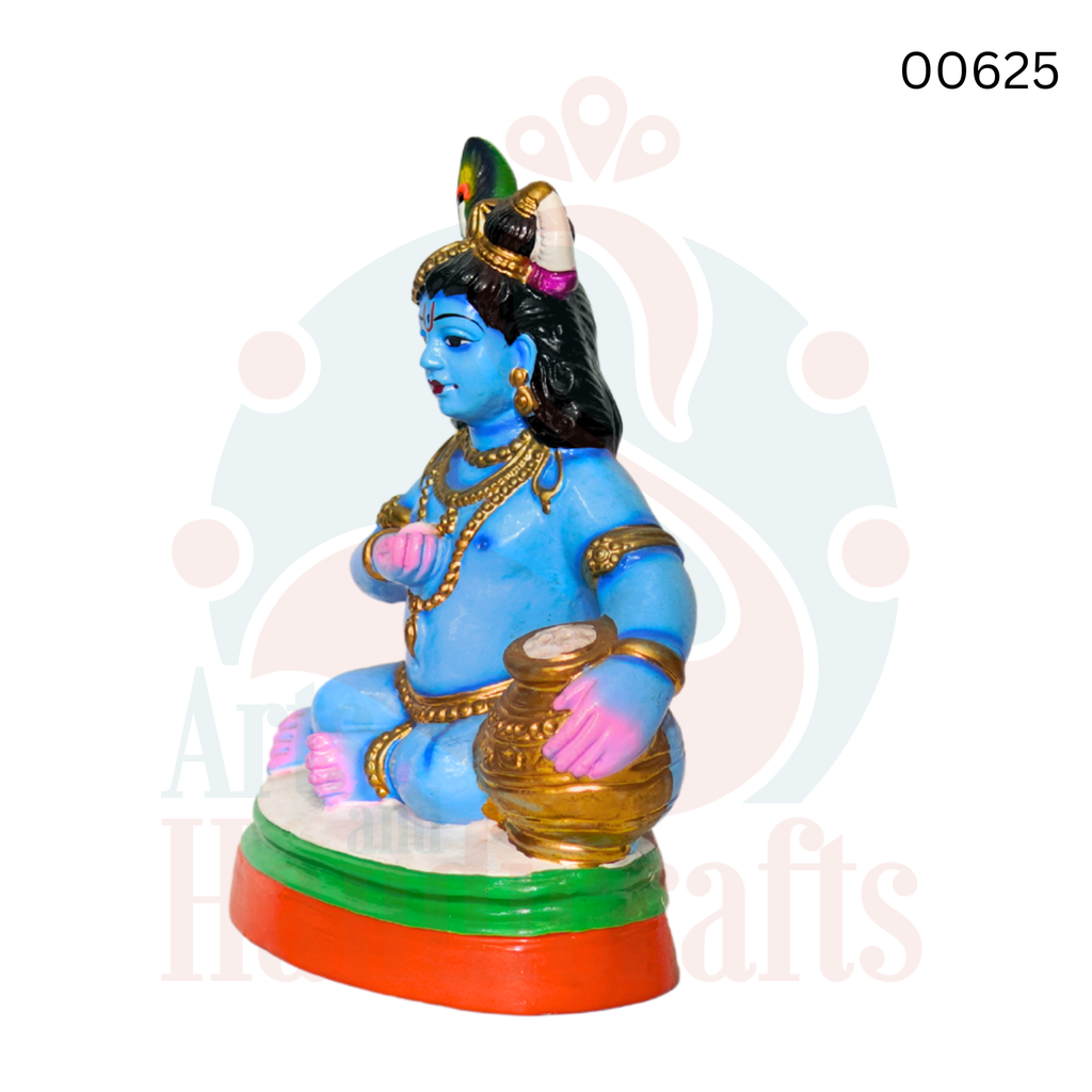 Butter Eating Krishna | 12 inches | Paper Mache