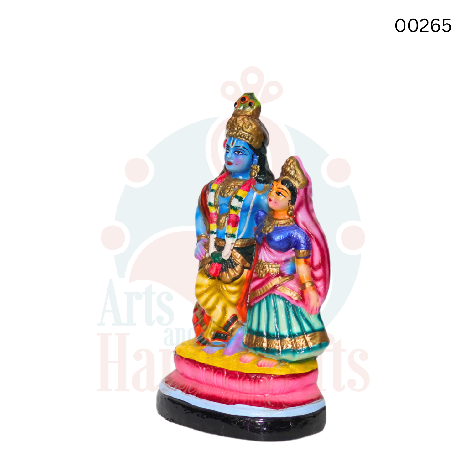 Krishna And Radha  |12 inches |clay