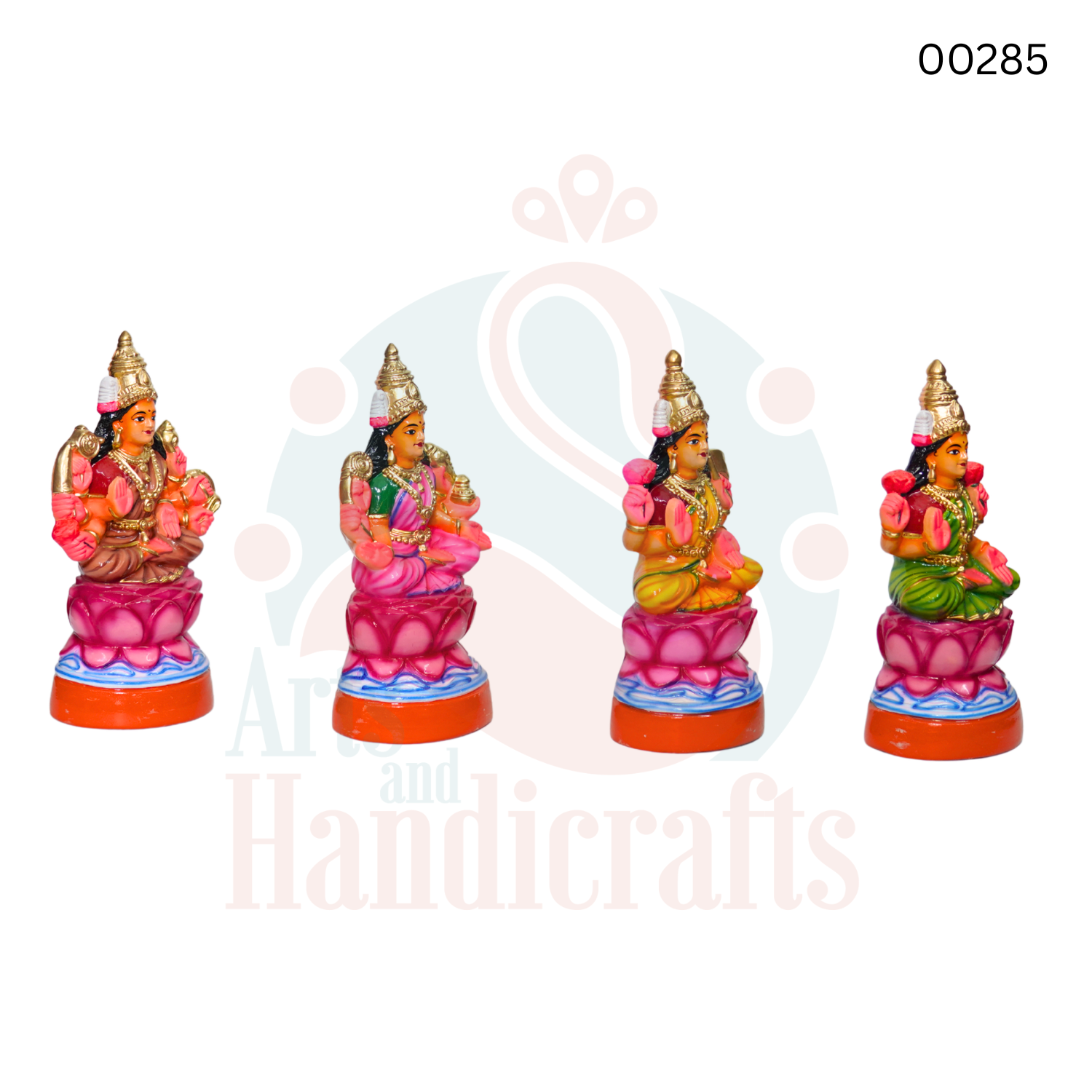 Asta Lakshmi set | 10 inches | paper mache