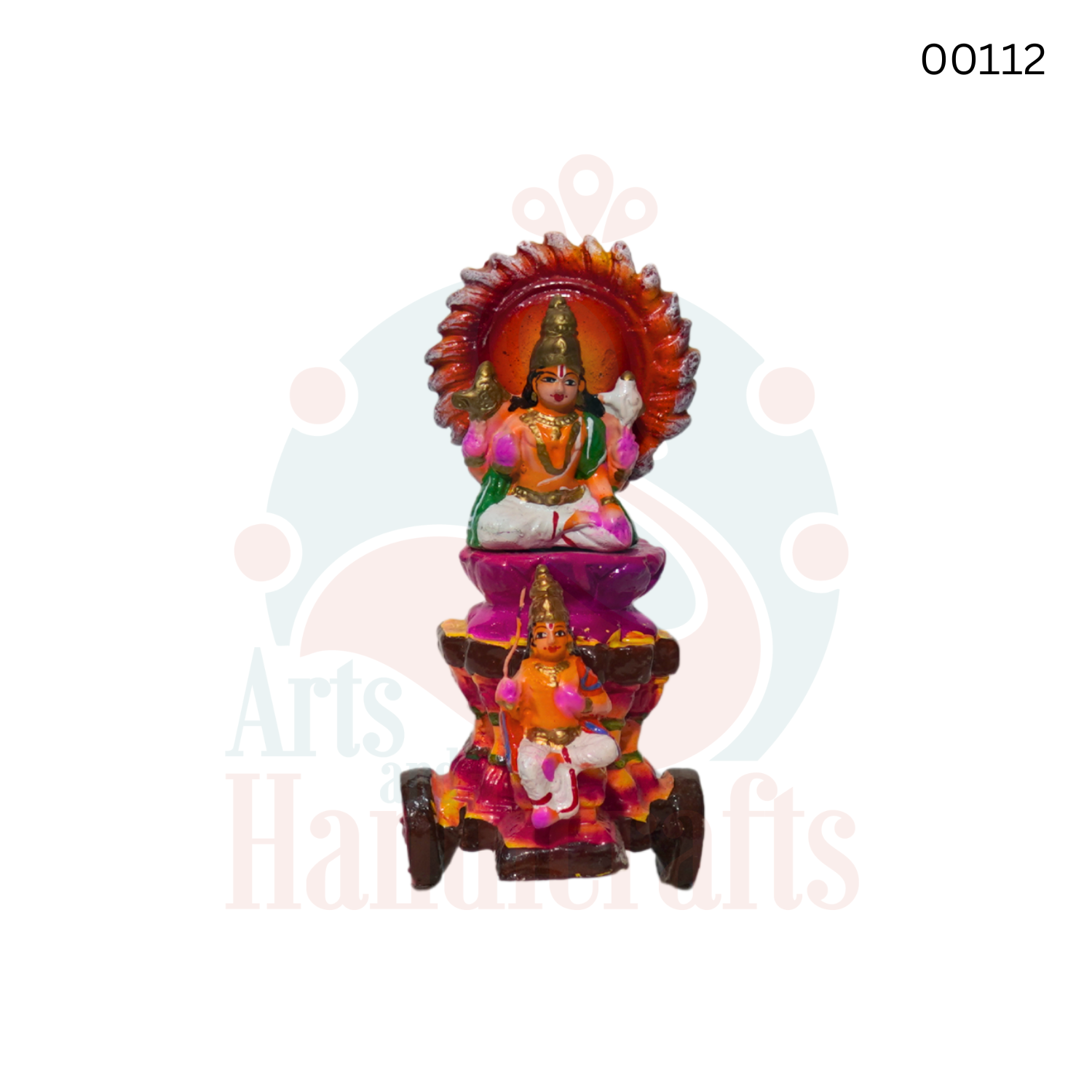 surya ratham |6 inches |clay