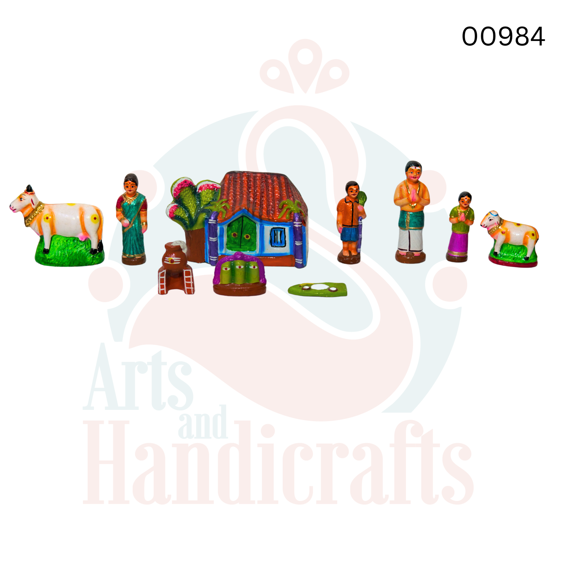 Pongal Set  | 5 inches | Clay