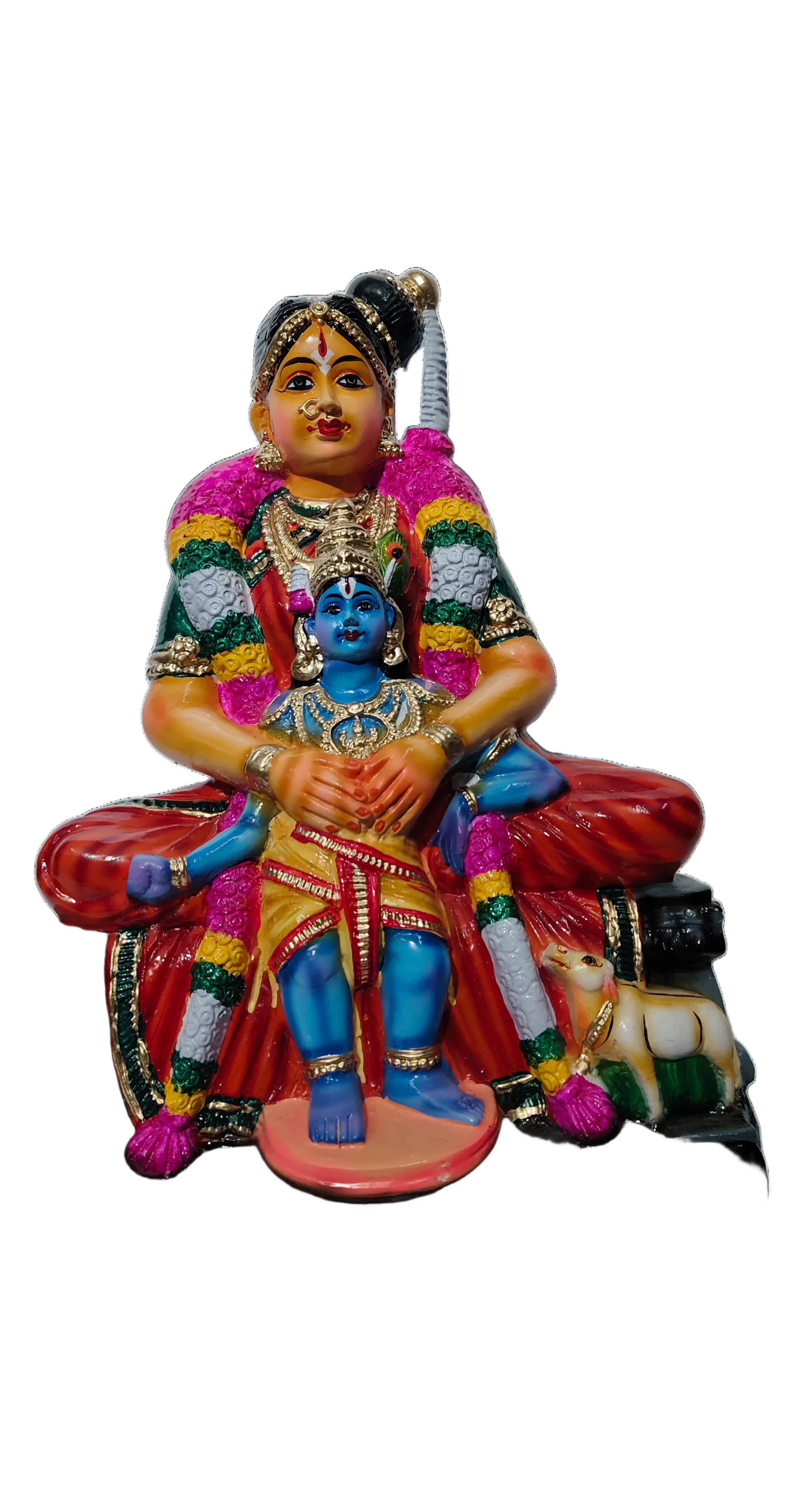 Andal Krishna Idol – Handcrafted divine statue symbolizing love, devotion, purity, and blessings for pooja, temples, and spiritual spaces.