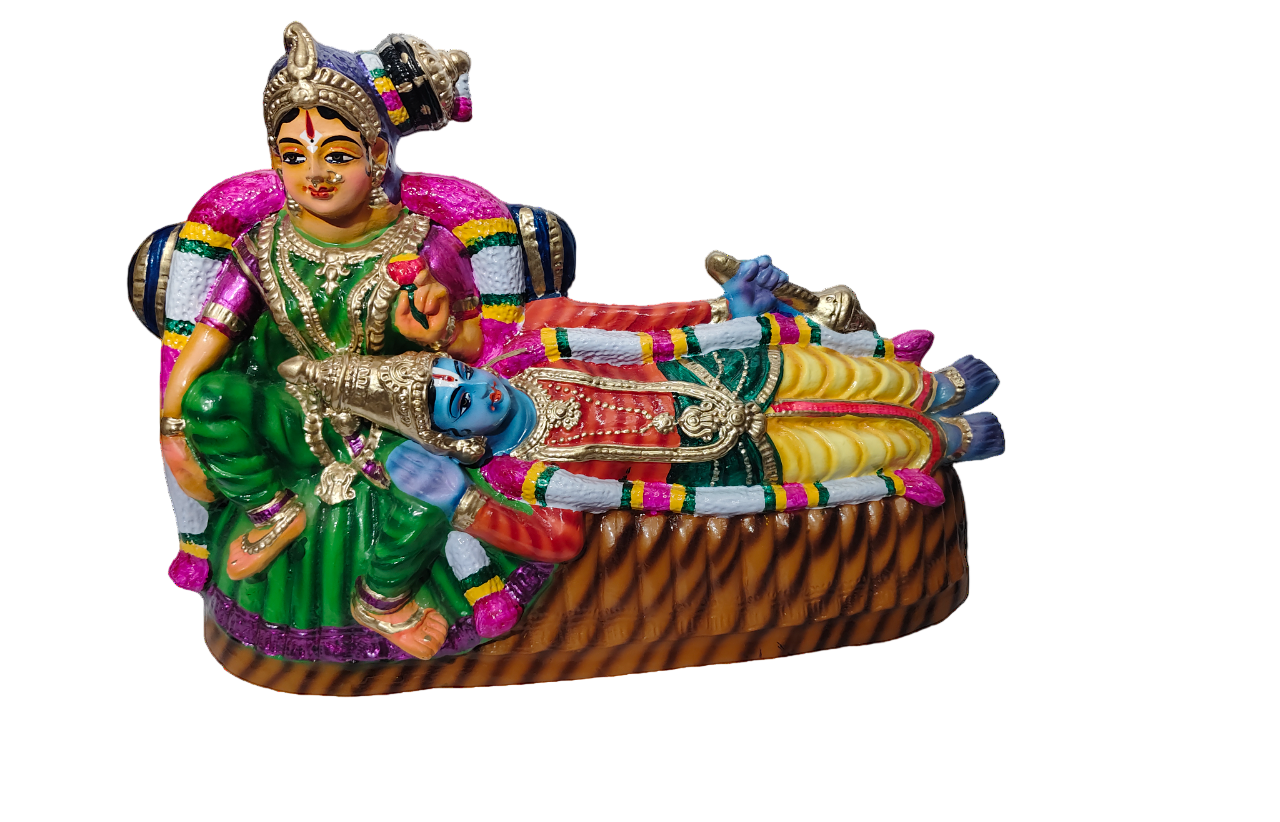Andal Rangamannar Idol – Handcrafted divine statue symbolizing love, devotion, harmony, and blessings.