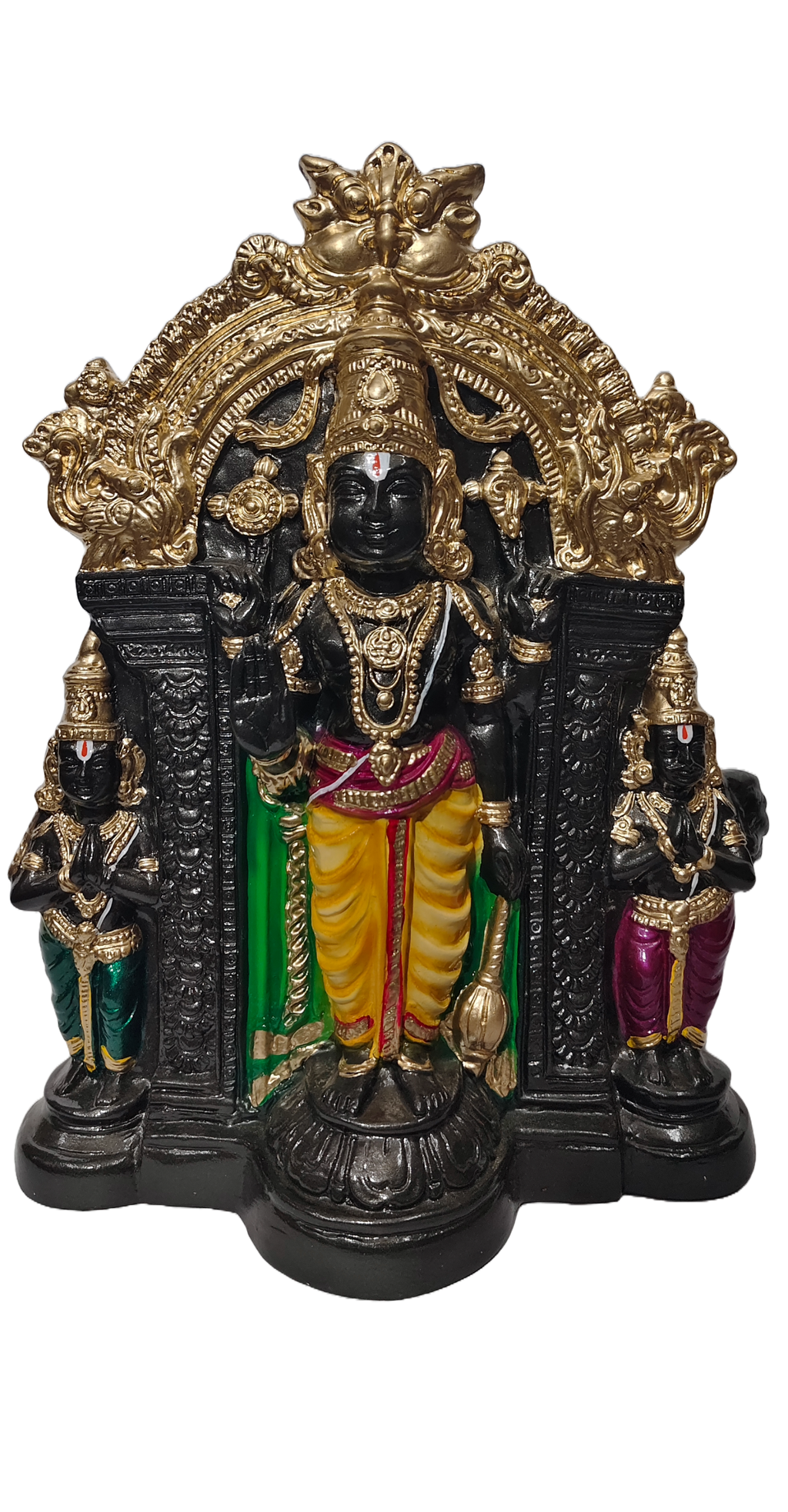 Devathi Rajan Perumal Idol – Handcrafted divine statue symbolizing protection, prosperity, and spiritual blessings.