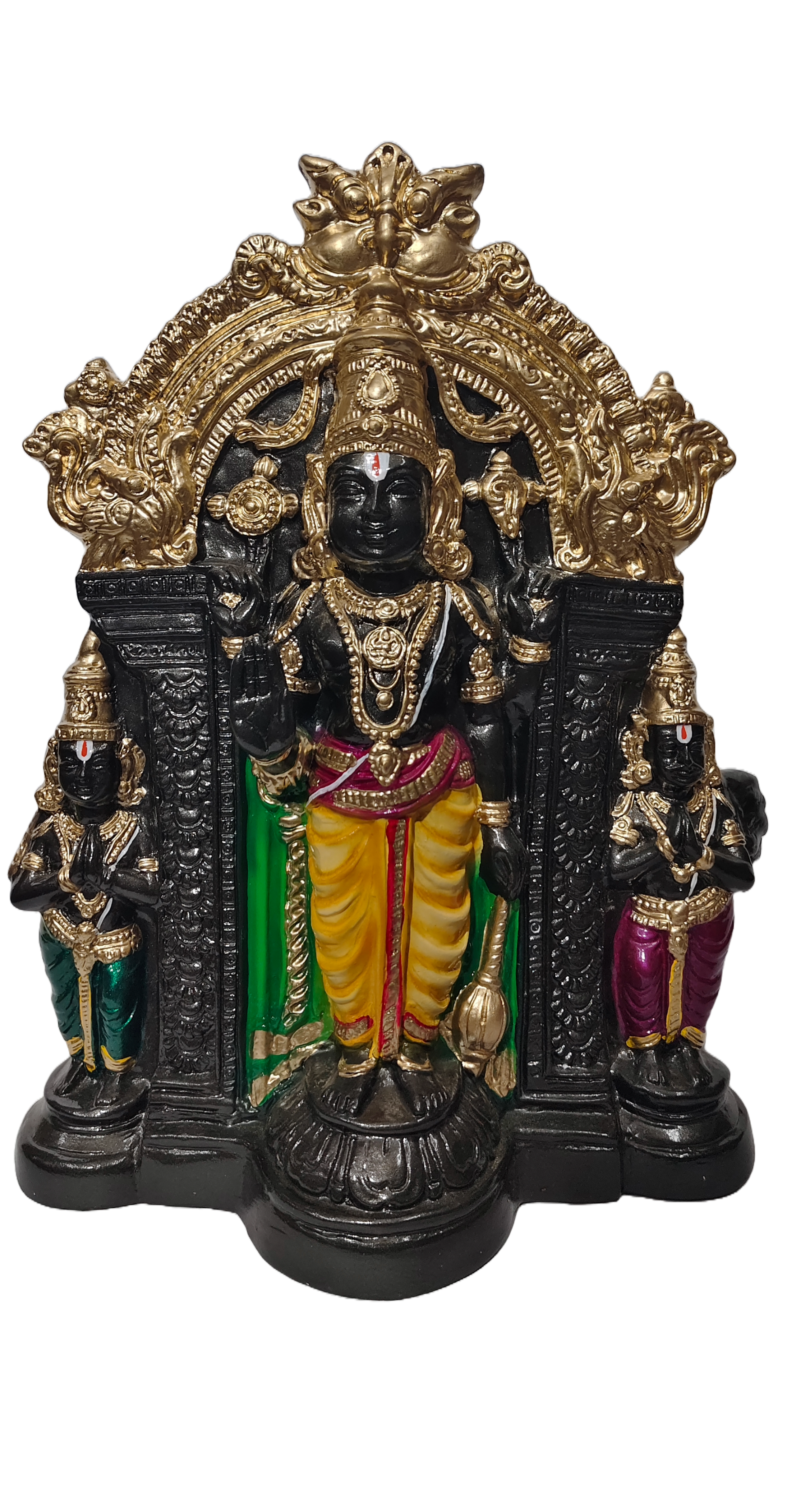 Devathi Rajan Perumal Idol – Handcrafted divine statue symbolizing protection, prosperity, and spiritual blessings.