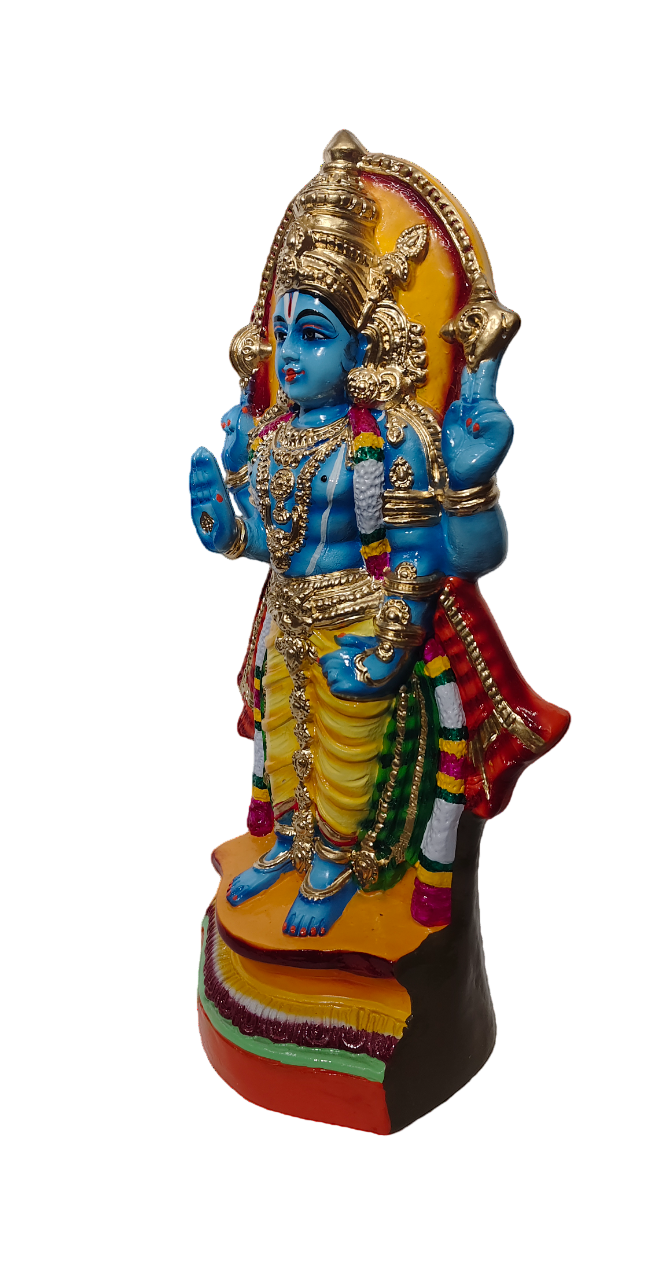 Dhanvantari – Sacred idol symbolizing divine power, protection, and spiritual blessings.
