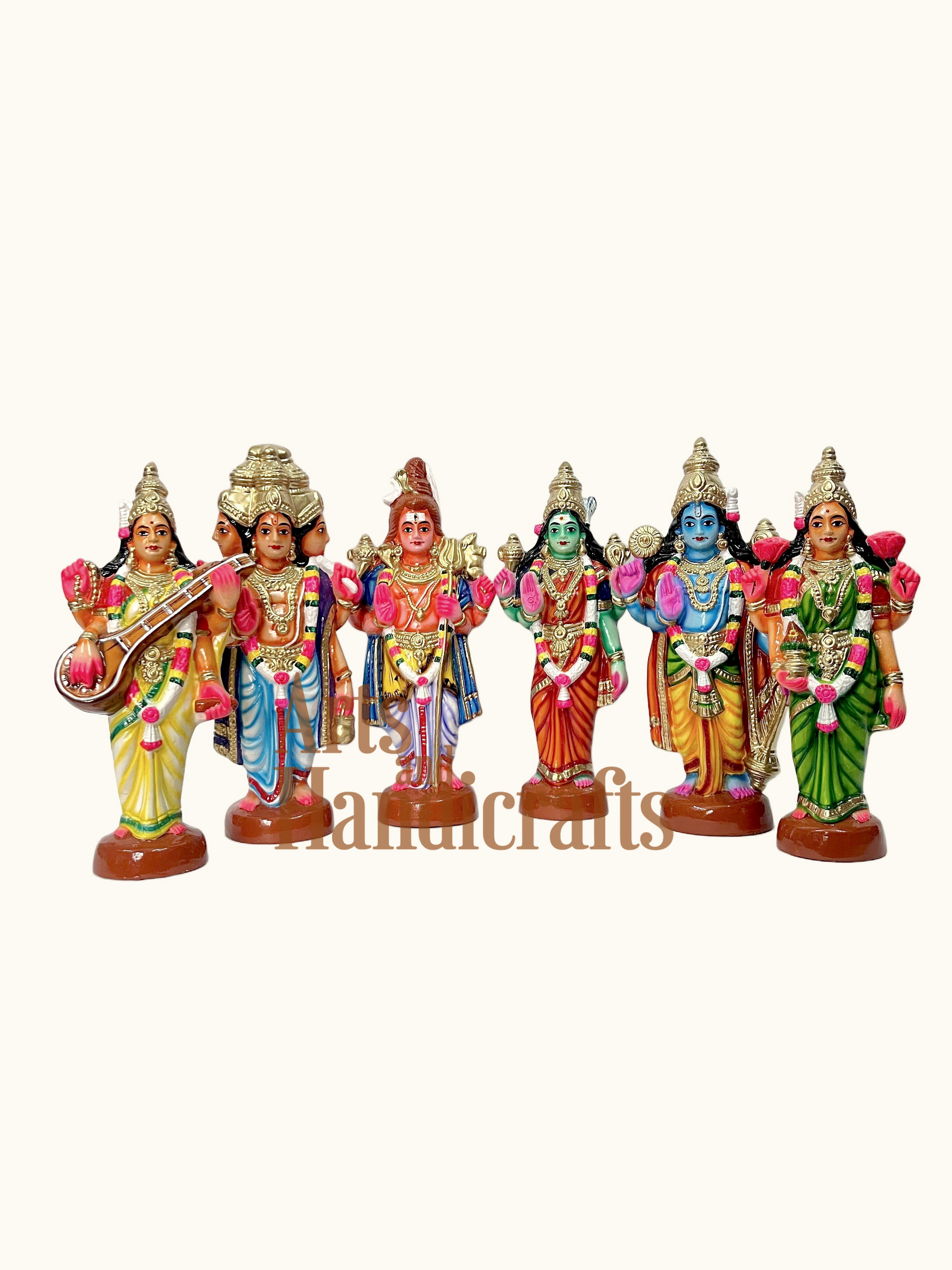 Siva Brahma Vishnu with pair