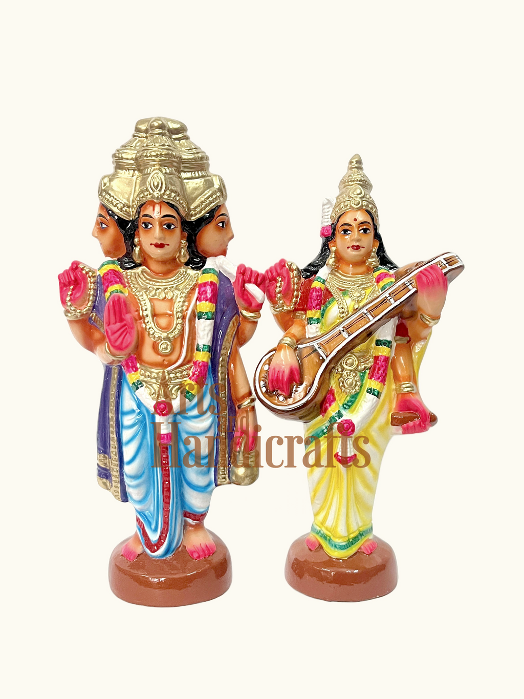 Siva Brahma Vishnu with pair