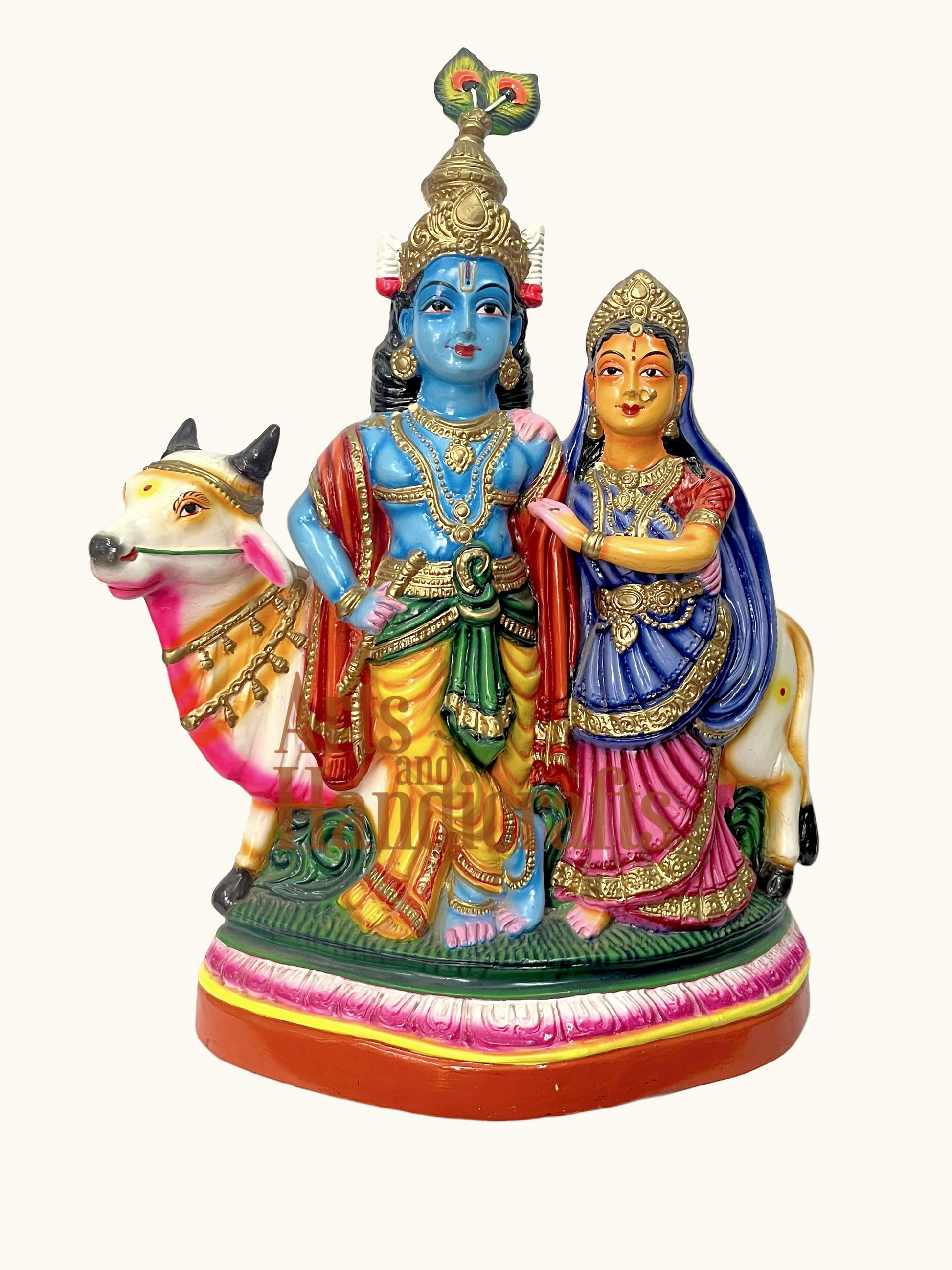 Cow Krishna Radha