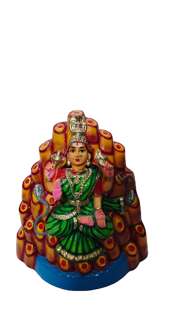 Puthu Amman Idol – Handcrafted divine statue symbolizing protection, prosperity, and spiritual blessings.